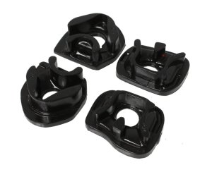 Honda Civic Si Motor Mount Inserts - 2 Torque Mount Positions - Energy Suspension - Polyurethane - Black - `02-`04